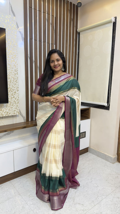 Mysore Silk Inspired Saree