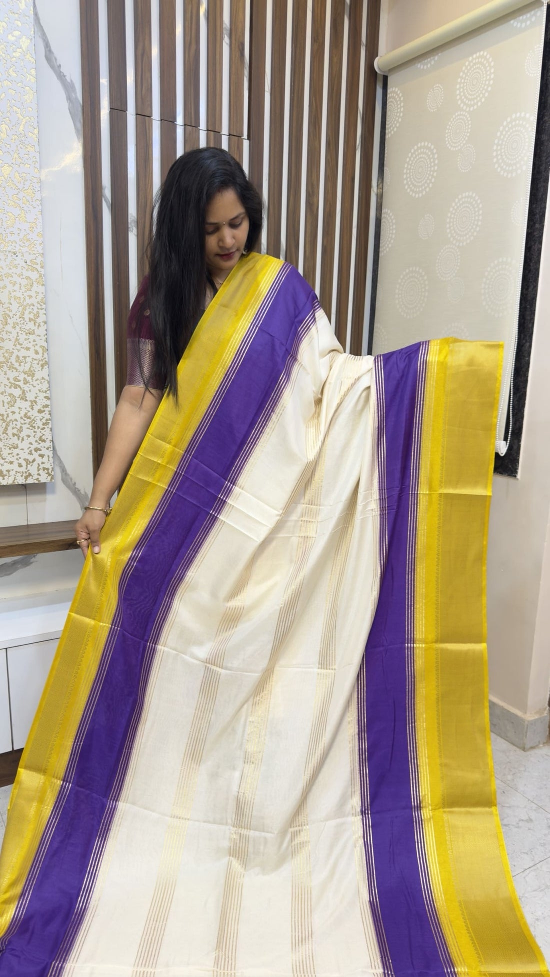 Mysore Silk Inspired Saree