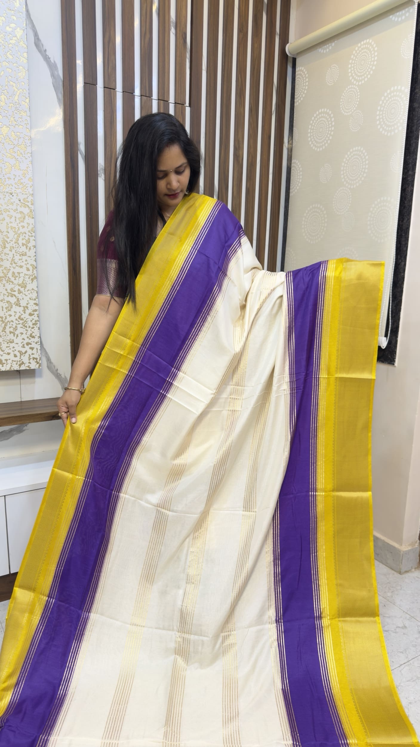 Mysore Silk Inspired Saree