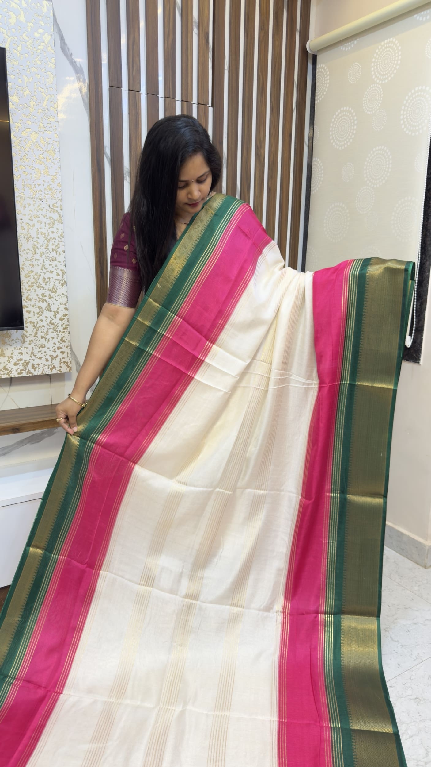 Mysore Silk Inspired Saree