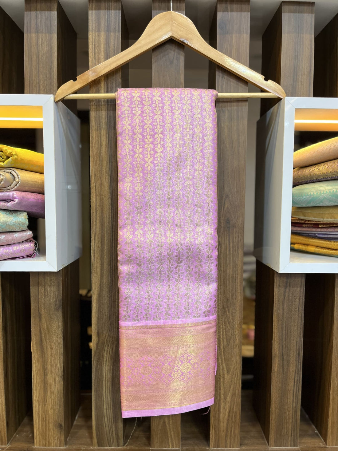 Pink Pattu saree