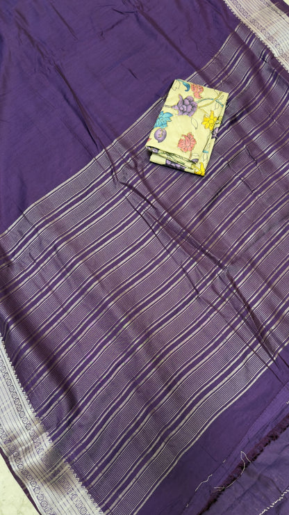 Banarasi Saree with Floral blouse