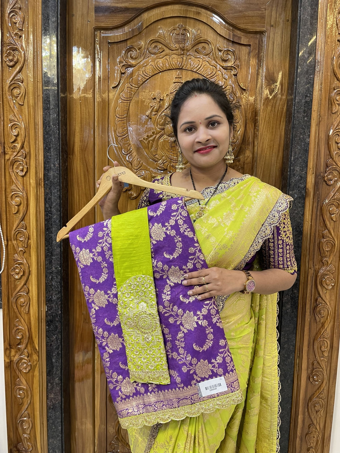 Viscose Banarasi Georgette Party wear saree