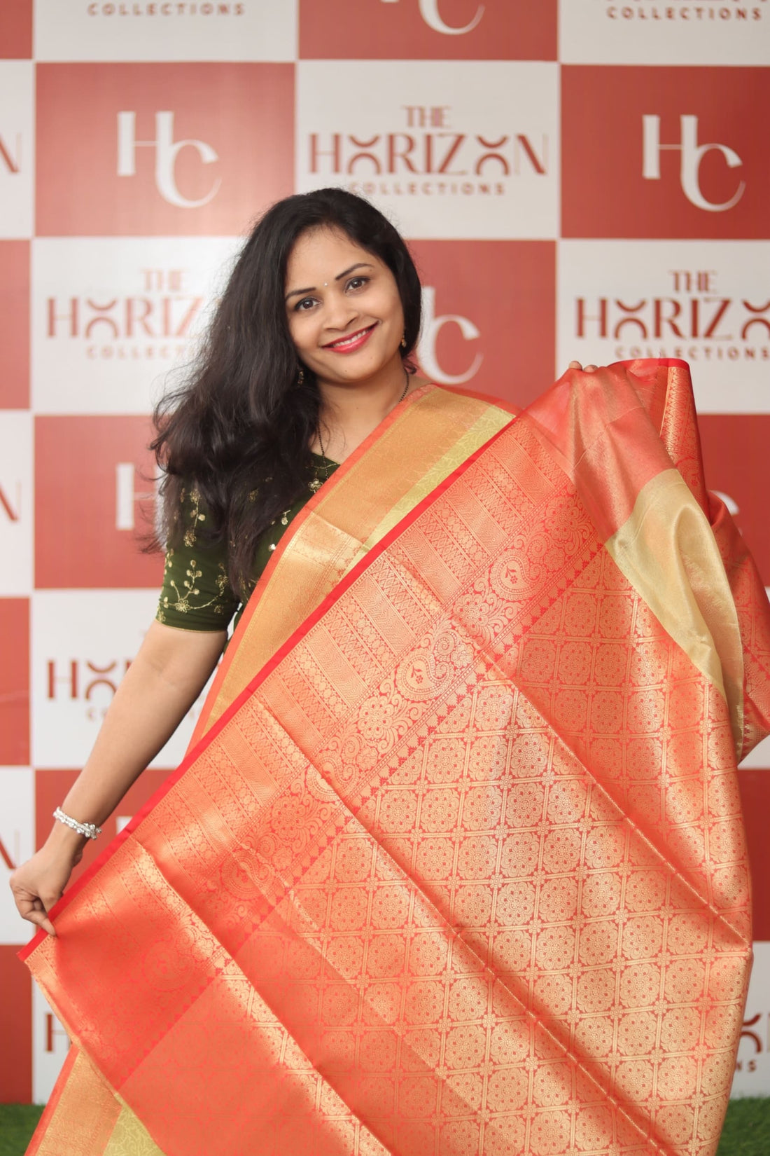 Gold brocade Banarasi