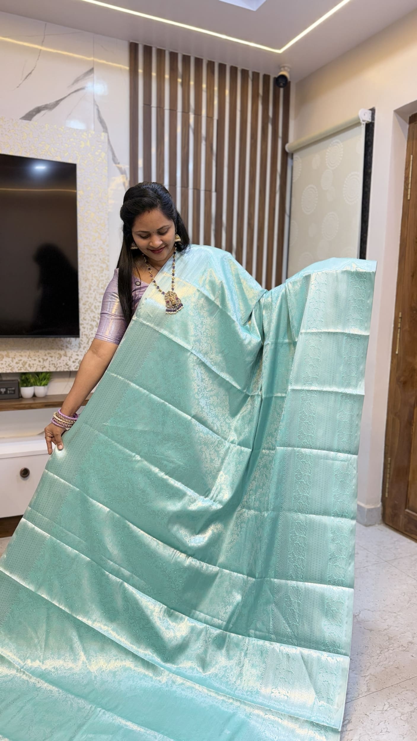 Pastel Semi Pattu sarees