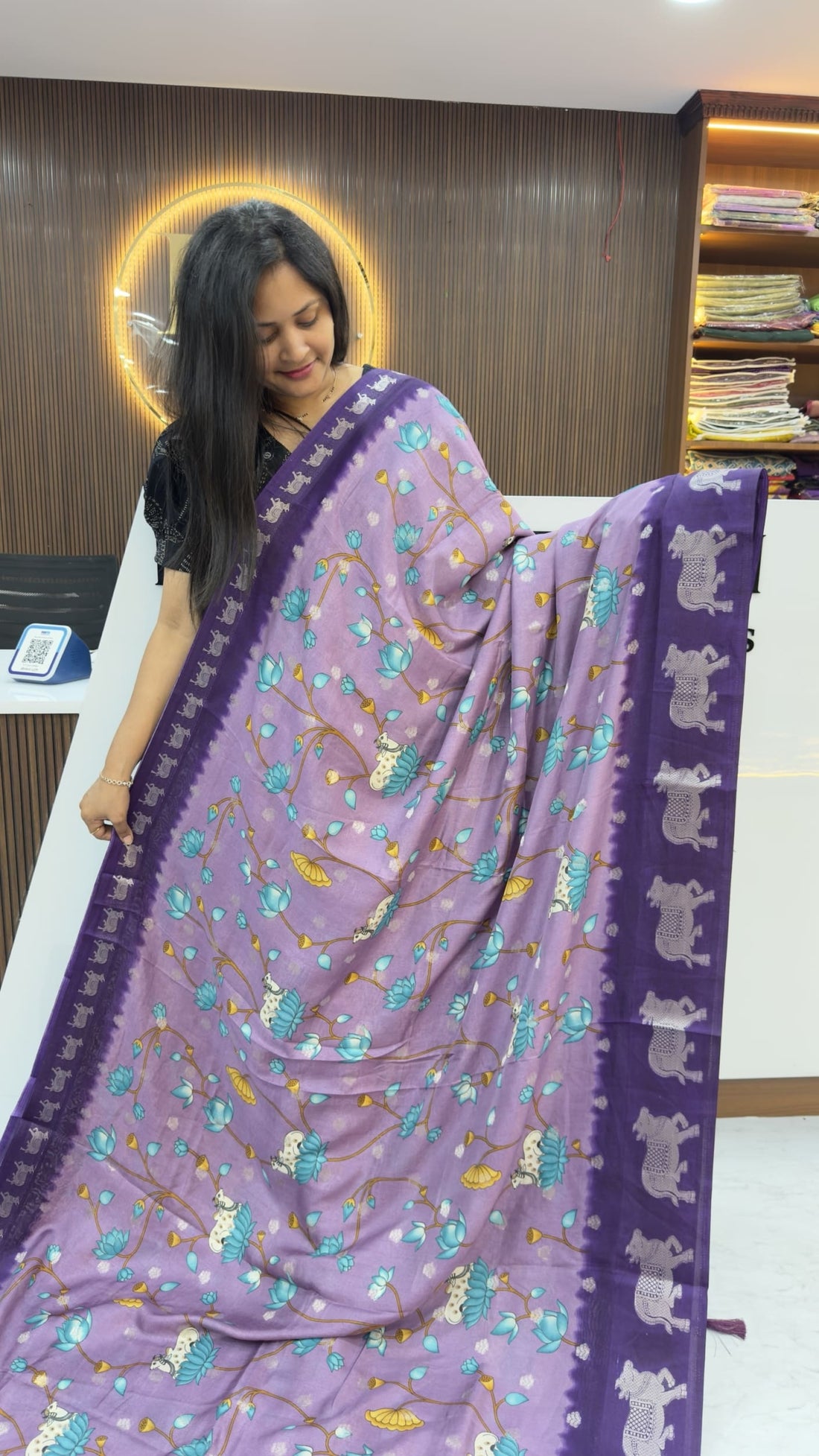 Fancy Pichwai Design Saree