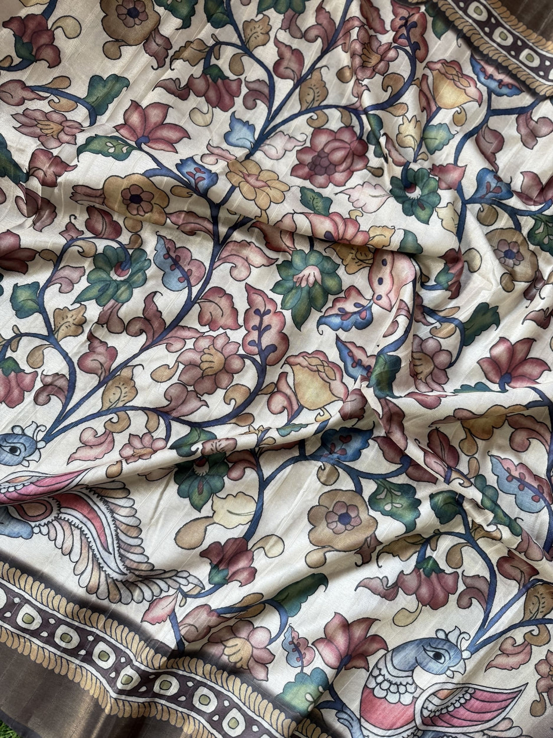 Tussar kalamkari