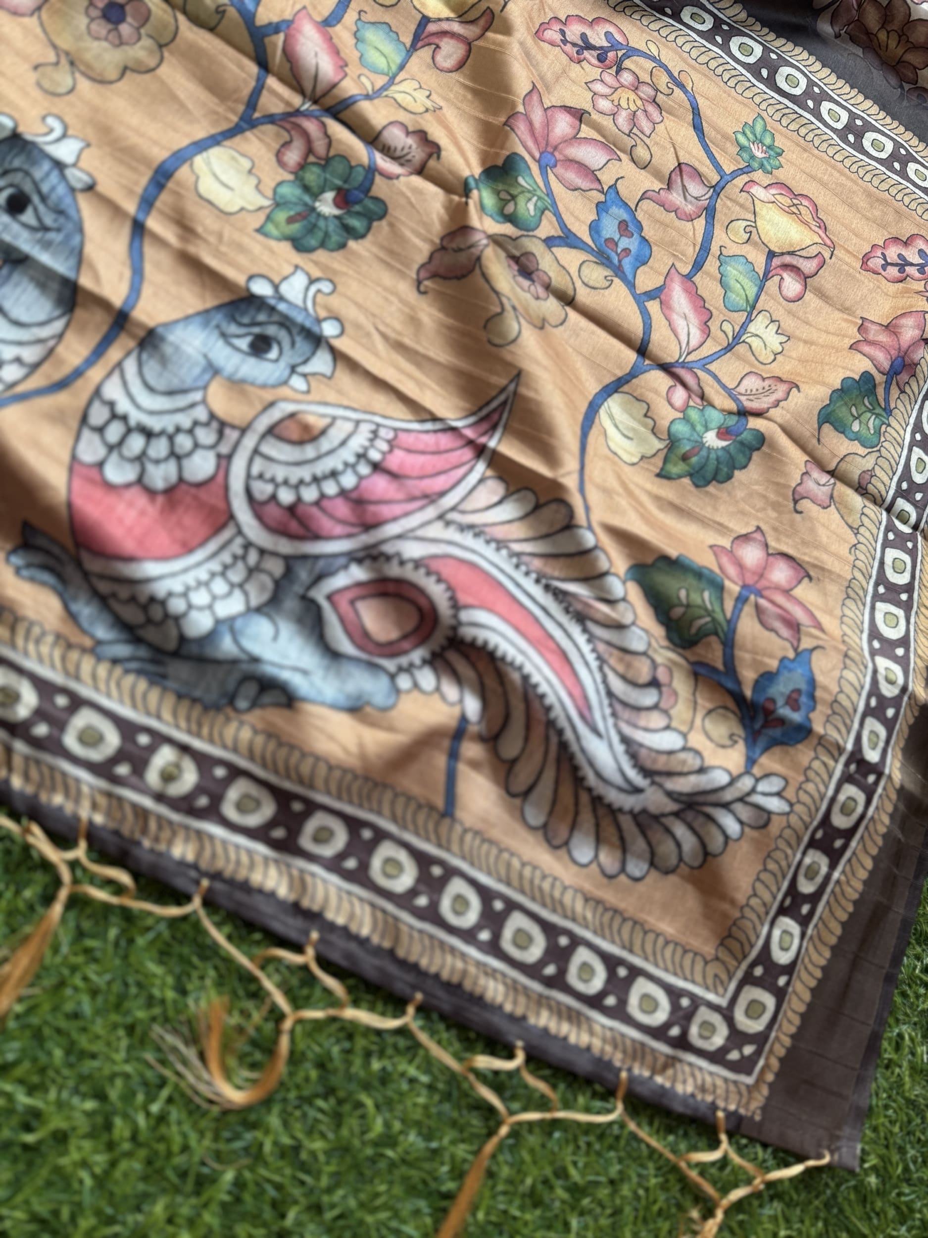 Tussar kalamkari