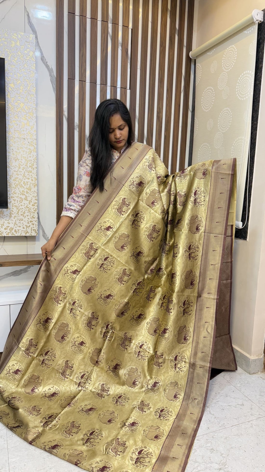 Jungle Theme Sarees