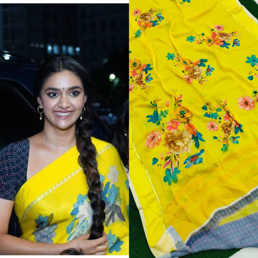 KEERTHY SURESH Saree