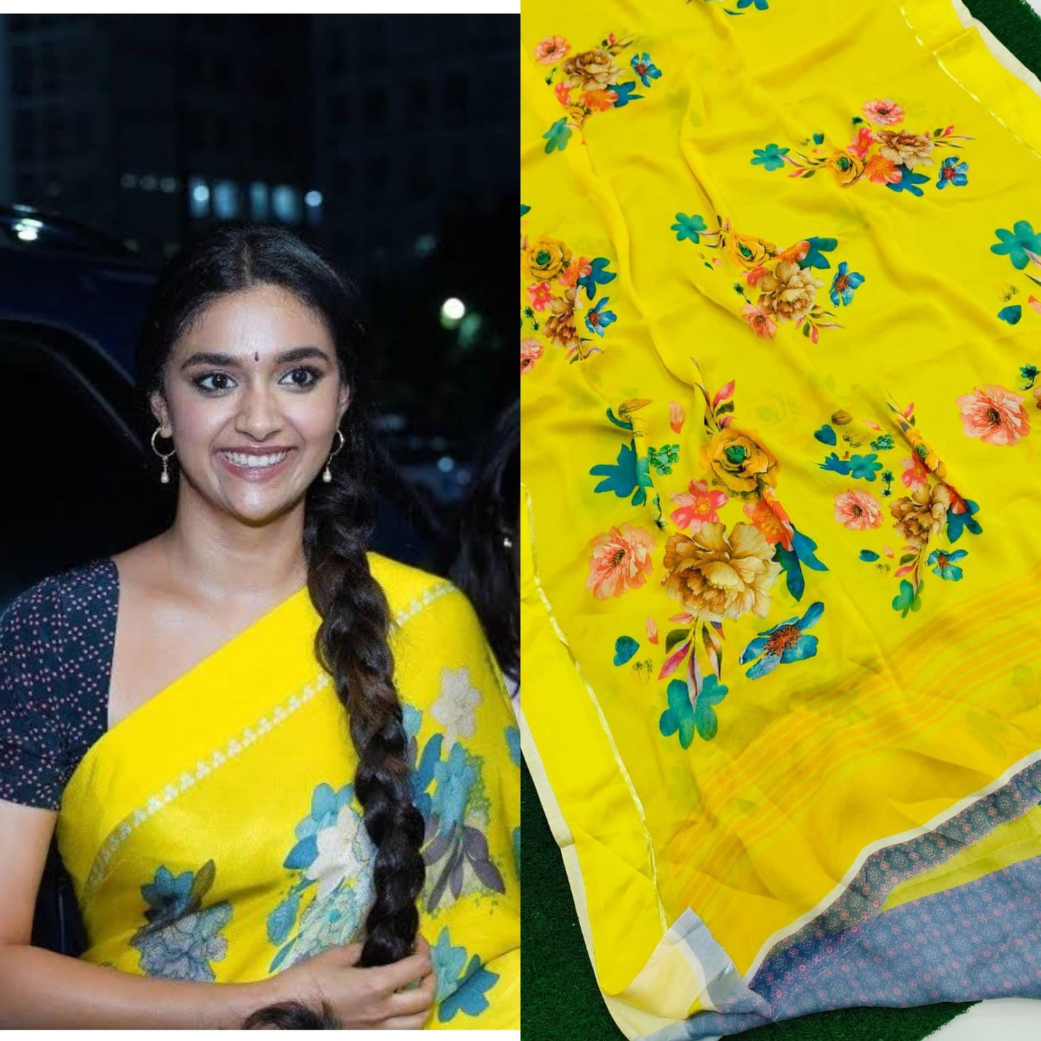 KEERTHY SURESH Saree