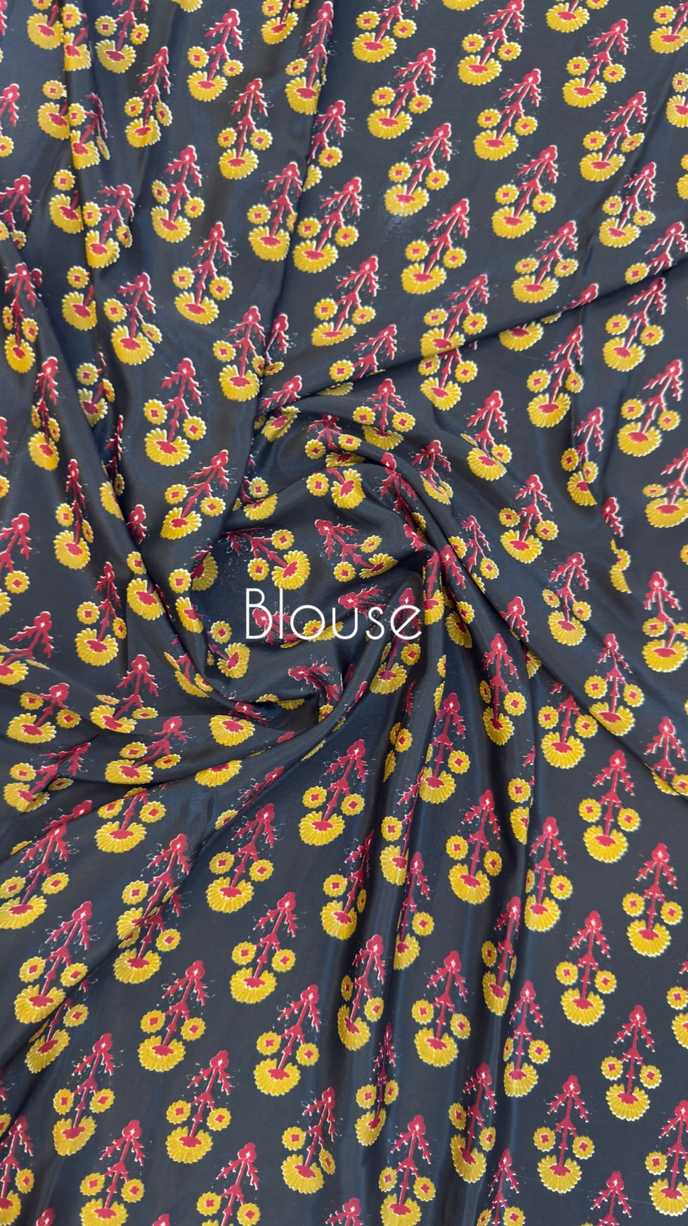 Ajrakh Design In Crepe Silk