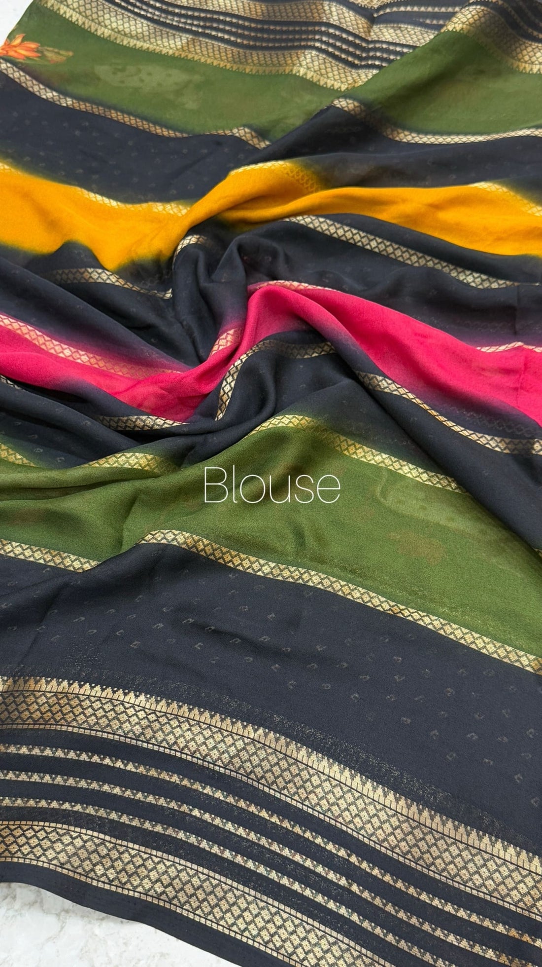 Pichwai Bandhej Sarees