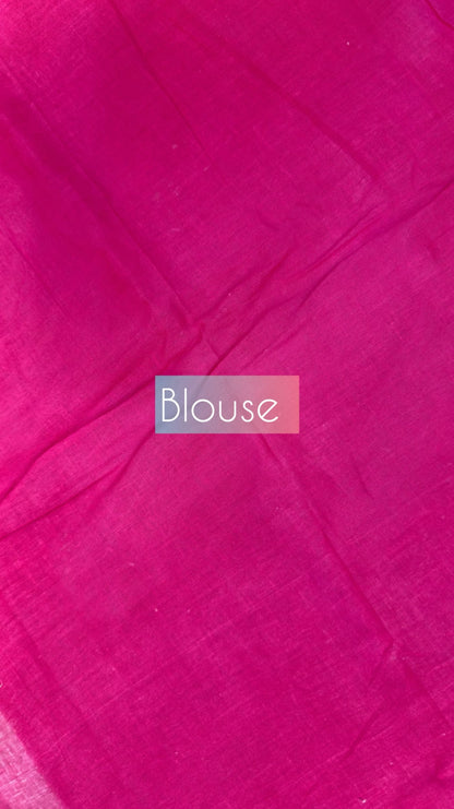 Hearts Mull Cotton Saree