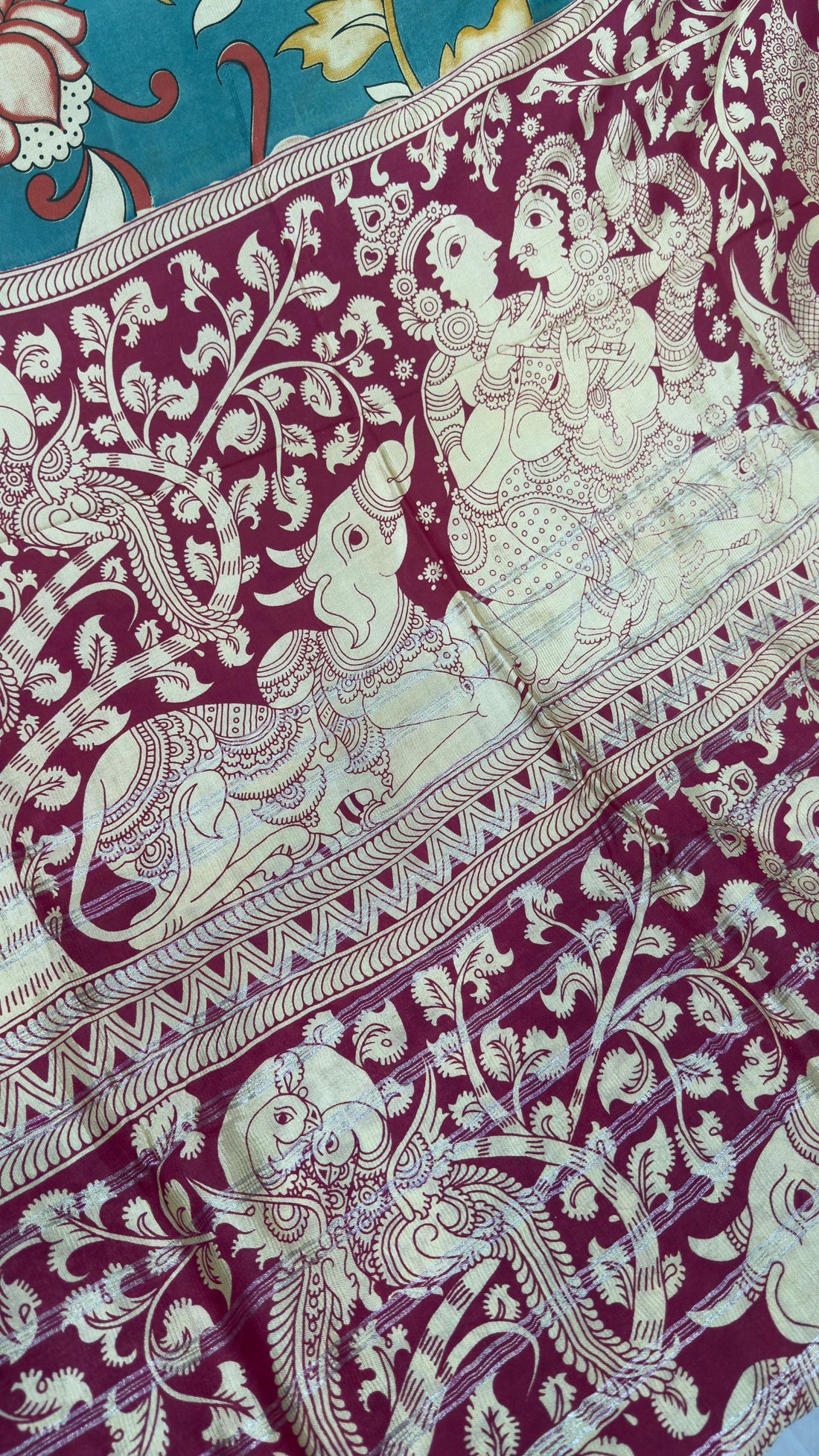 Pure Mangalagiri Printed