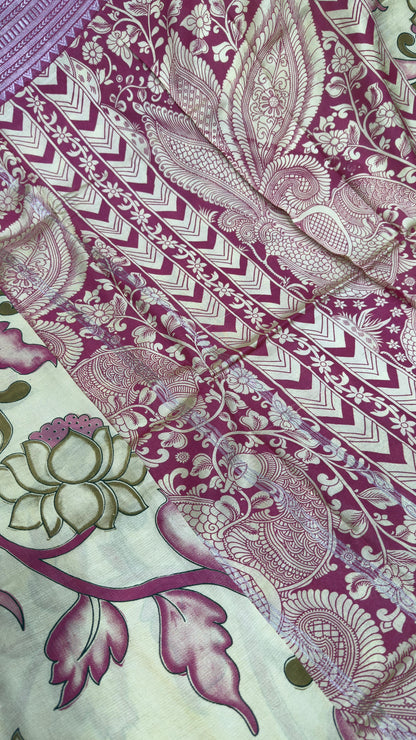 Pure Mangalagiri Printed