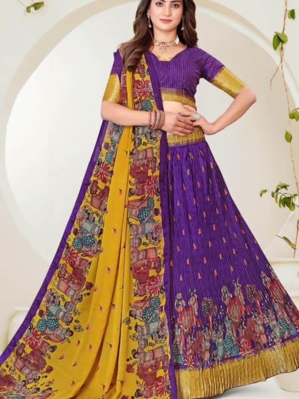 Kalamkari lehengas