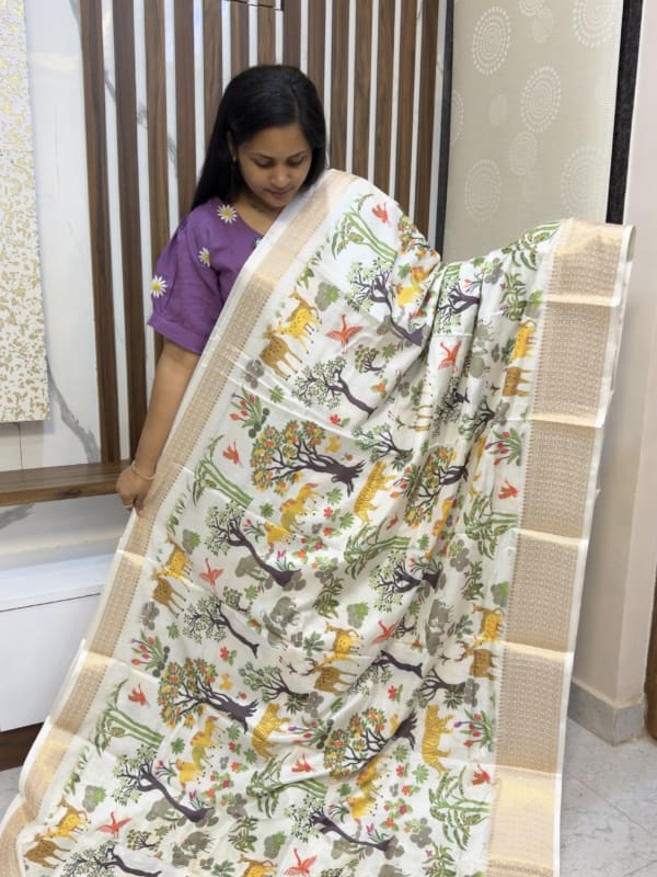 Jungle Theme Sarees