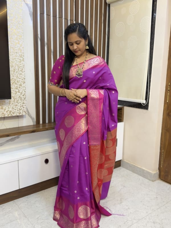 Semi Gadwal Sarees