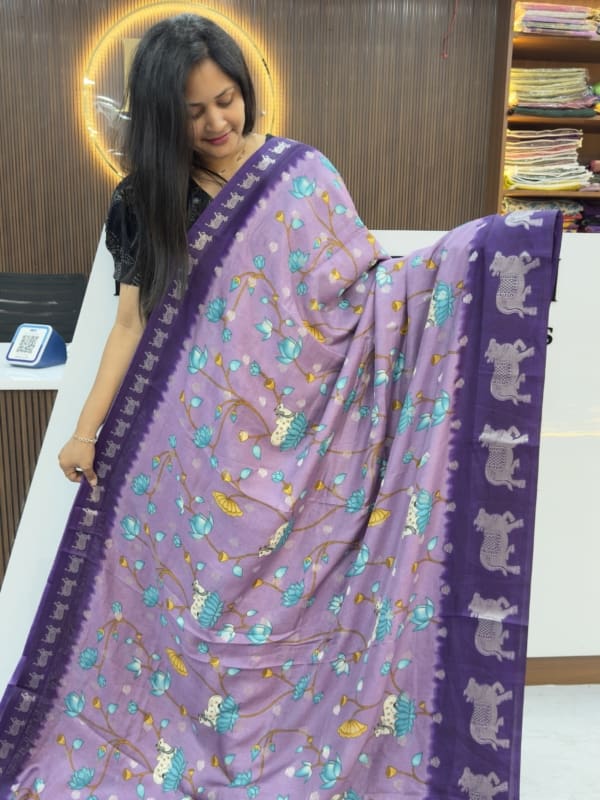 Fancy Pichwai Design Saree