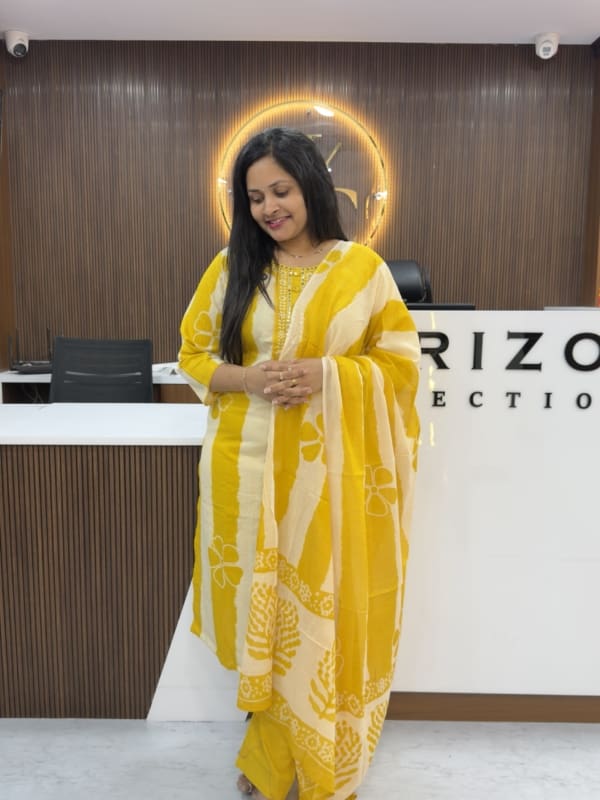 Mustard Cotton Set