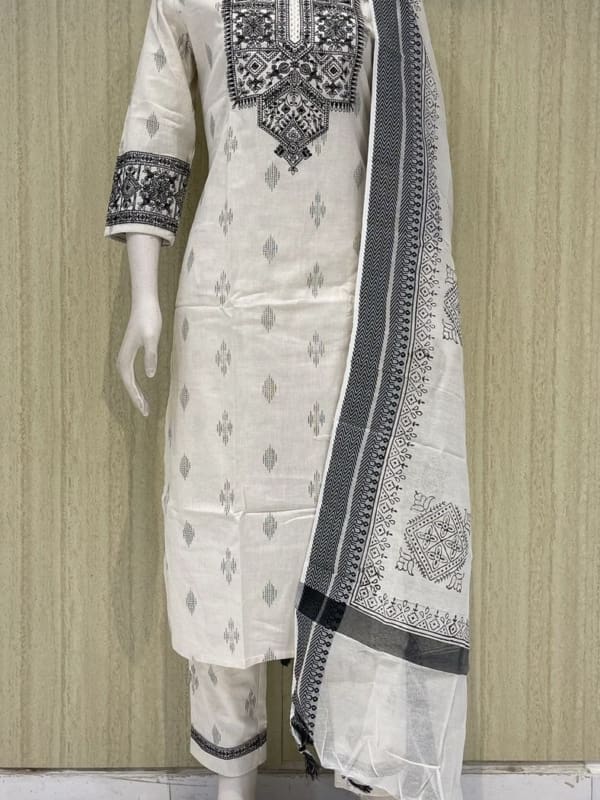 Khadi Cotton 3 piece set