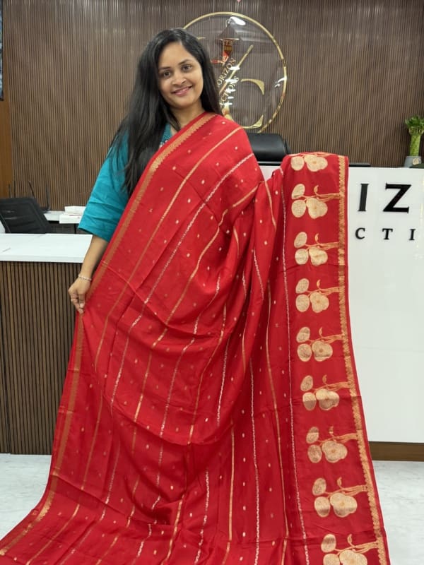 Sravanam special Red Saree